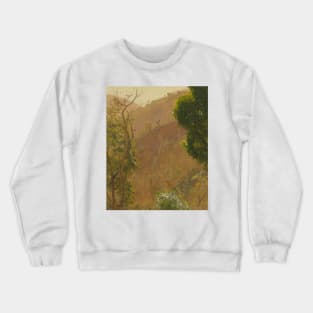 Landscape IV by Frederic Edwin Church Crewneck Sweatshirt